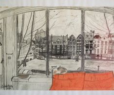 Poekie, potlood, houtskool en krijt